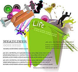 音乐矢量素材
