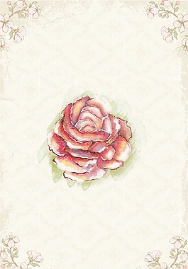 畫(huà)花卉背景矢量插畫(huà)