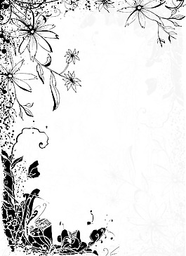 畫(huà)花卉背景矢量插畫(huà)