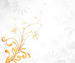 摘要花卉背景矢量
