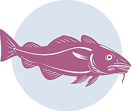 大西洋鱈魚的復(fù)古