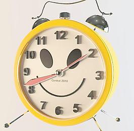alarm clock 金黃色的鬧鐘
