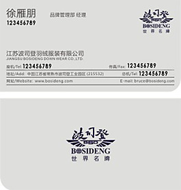 銷售公司名片模板