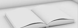 Open Book 3D Model 打開的書模型