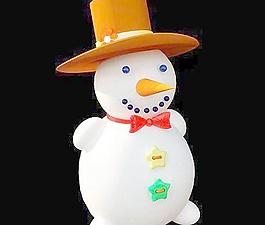 christmas 带帽子的圣诞雪人
