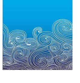 精美的浪花