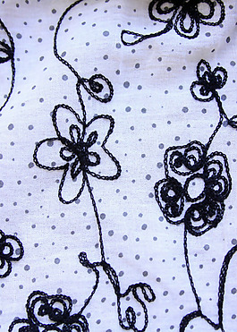 實(shí)物面料 刺繡 免費(fèi)素材