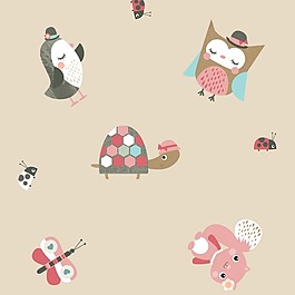 矢量圖 卡通 貓頭鷹 免費素材
