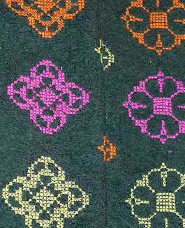 實物面料 刺繡 抽象花紋 免費素材