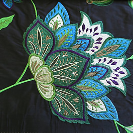 實(shí)物面料 刺繡 花紋 免費(fèi)素材