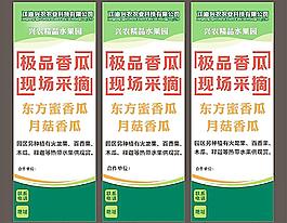 水果農(nóng)業(yè)科技展架圖片