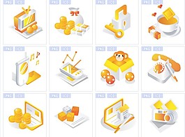 金融商务桌面图标下载