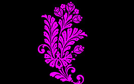 紫色花纹