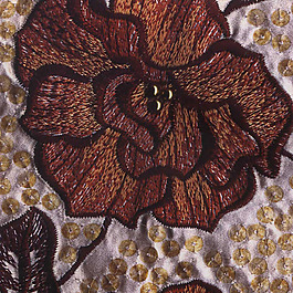 實(shí)物面料 刺繡 免費(fèi)素材