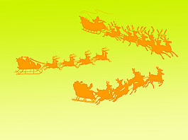 趕路的圣誕老人