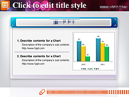 说明的PPT柱状图