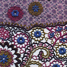 實(shí)物面料 刺繡 免費(fèi)素材