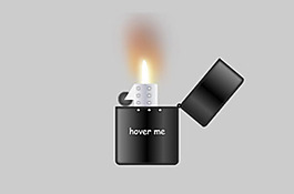 CSS3實現打火機火焰特效