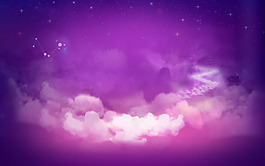 炫麗夢幻魔幻紫色背景