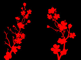 紅色的花