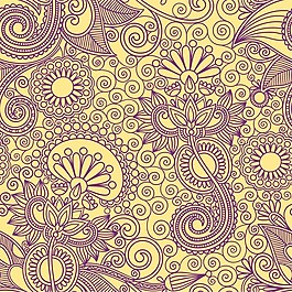 花紋花邊矢量素材