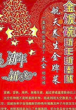 金飯碗 航天蔬菜圖片