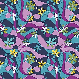 矢量圖 休閑風 花朵 免費素材