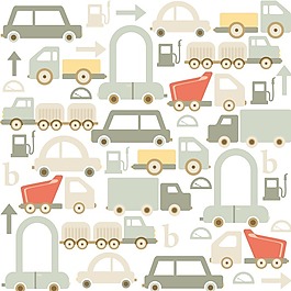 矢量图 休闲风 汽车 免费素材