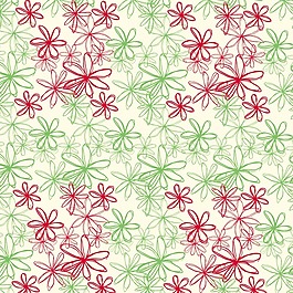 矢量圖 休閑風 花朵 免費素材