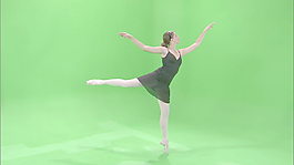 藍綠7股票視頻的芭蕾舞蹈 視頻免費下載