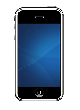 i-phone手機模型psd分層素材