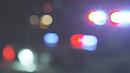 模糊的警察燈4K超高清 視頻免費(fèi)下載