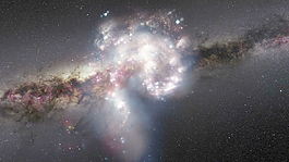 發(fā)光的宇宙運(yùn)動(dòng)的背景 視頻免費(fèi)下載