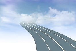 天空高速公路運動背景 視頻免費下載