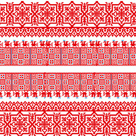 矢量圖 民族風(fēng) 花紋 免費(fèi)素材