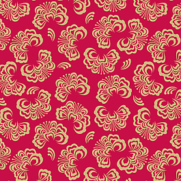 矢量圖 民族風(fēng) 紅色 免費素材