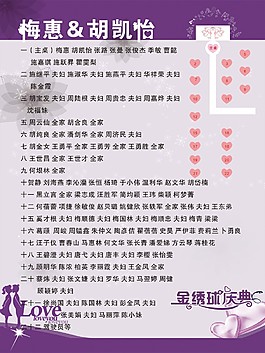 婚禮席位圖 喜慶