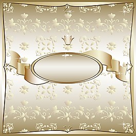 金色花紋背景素材