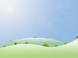 天空植物背景