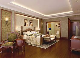 豪華室內(nèi)臥室