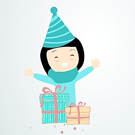 为庆祝生日贺卡或背景