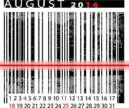 2014八月日歷