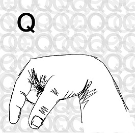 手語手勢(shì)示意圖