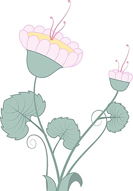 复古花设计