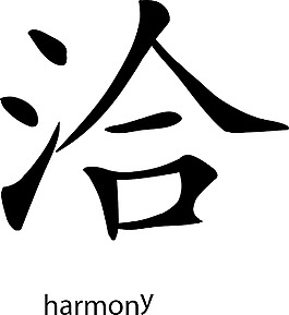 中国的象形文字矢量元素