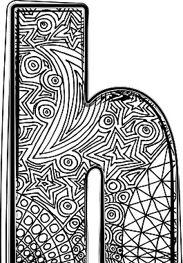 襯線字體的矢量插圖