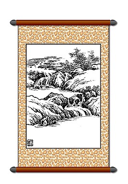 白描風(fēng)景