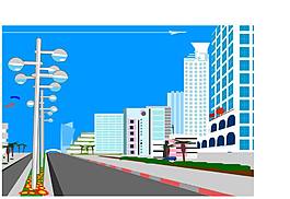 城市建筑矢量素材