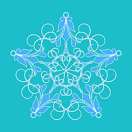 創(chuàng)作漩渦的雪花