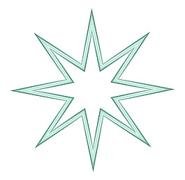 裝飾的明星